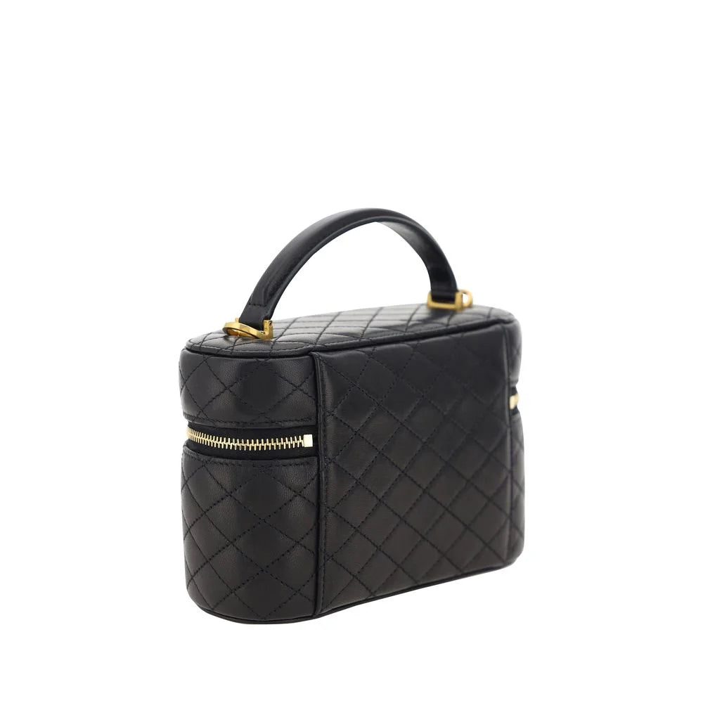 Saint Laurent Black Lamb Ovis Aries Aries Shoulder Bag