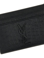 Saint Laurent Black Lambskin Cardholder