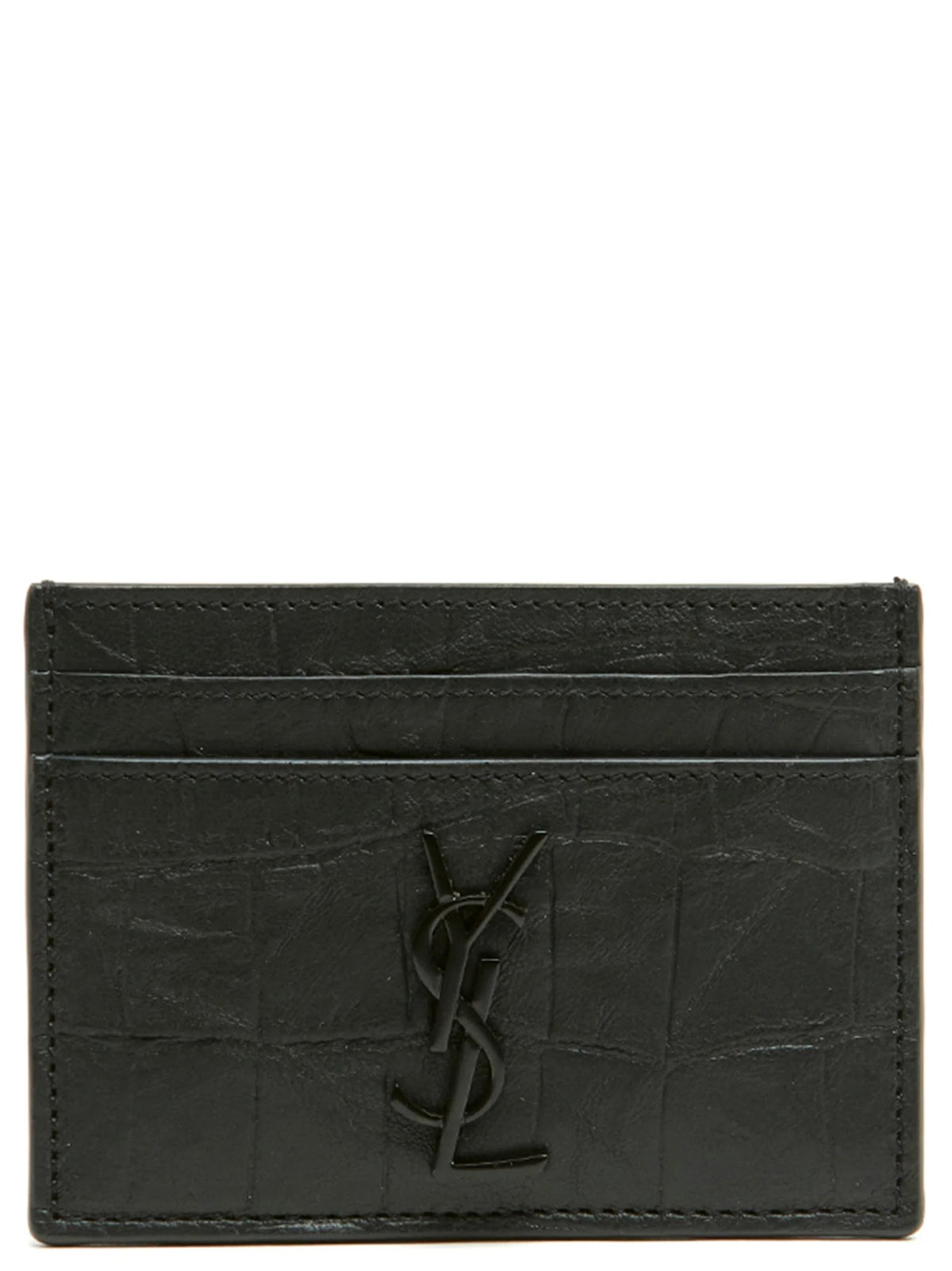 Saint Laurent Black Lambskin Cardholder