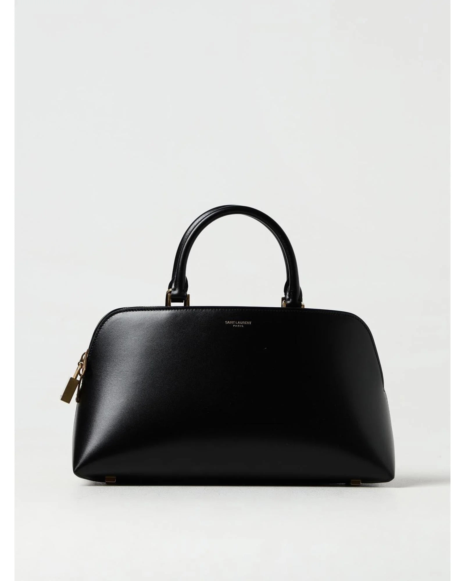 Sac à main en cuir noir Saint Laurent