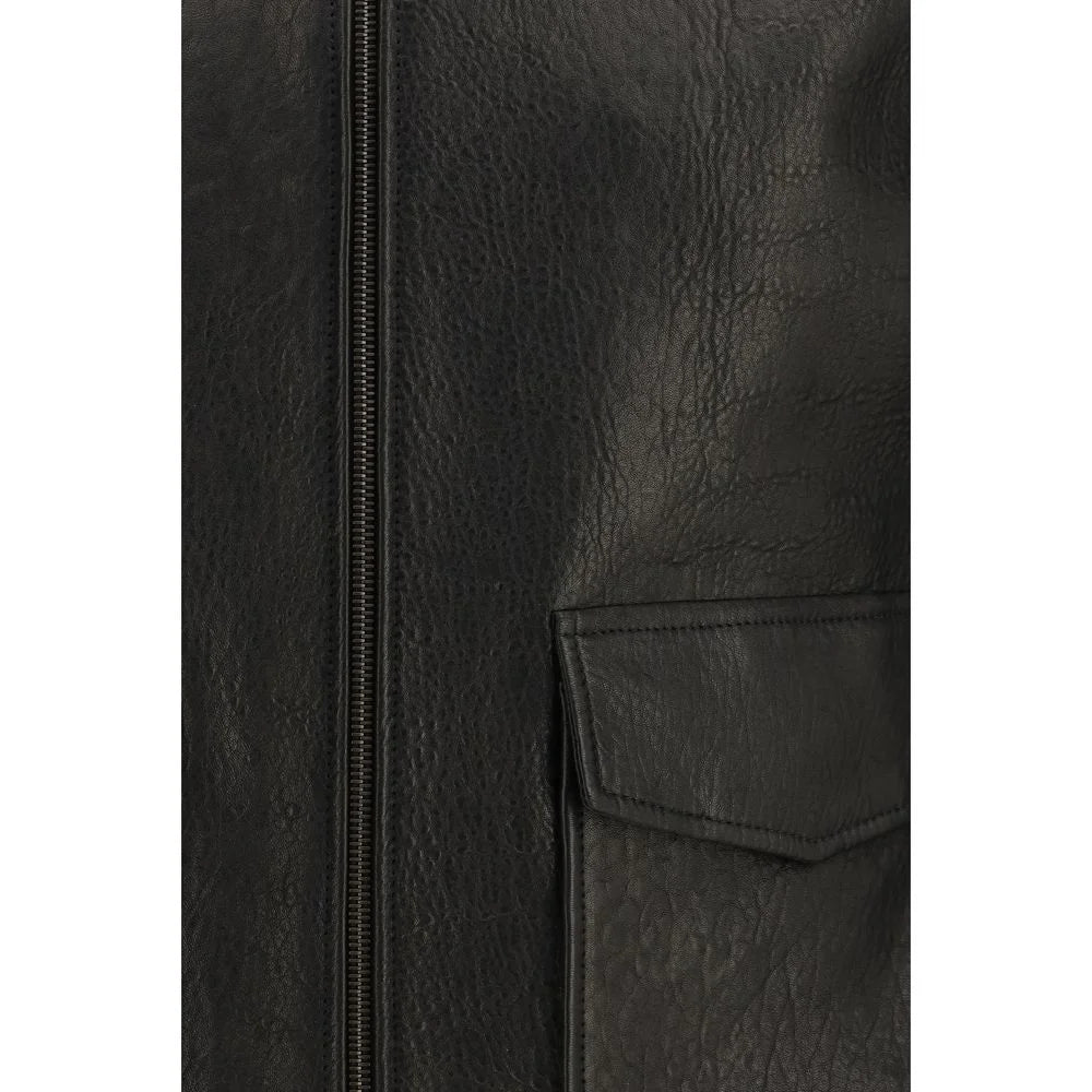 Saint Laurent Black Leather Jacket