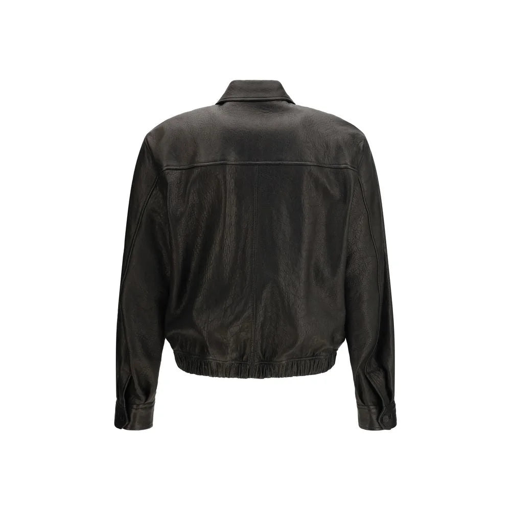 Saint Laurent Black Leather Jacket