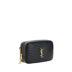 Saint Laurent Black Leather Shoulder Bag