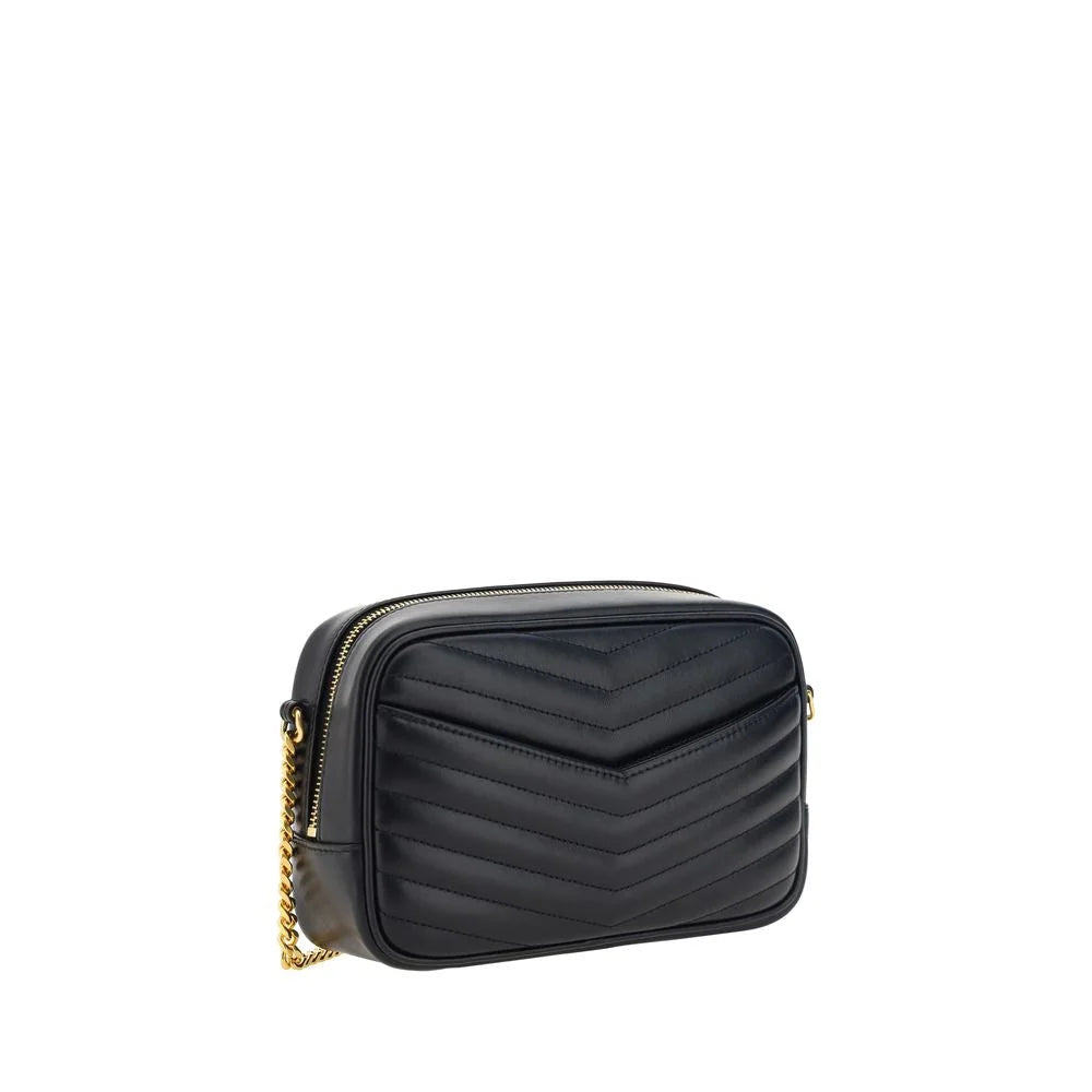Saint Laurent Black Leather Shoulder Bag