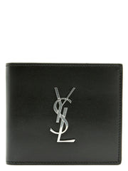 Saint Laurent Black Leather Wallet