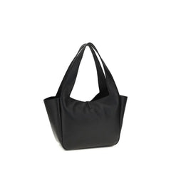 Saint Laurent Black Other Fibres Shoulder Bag