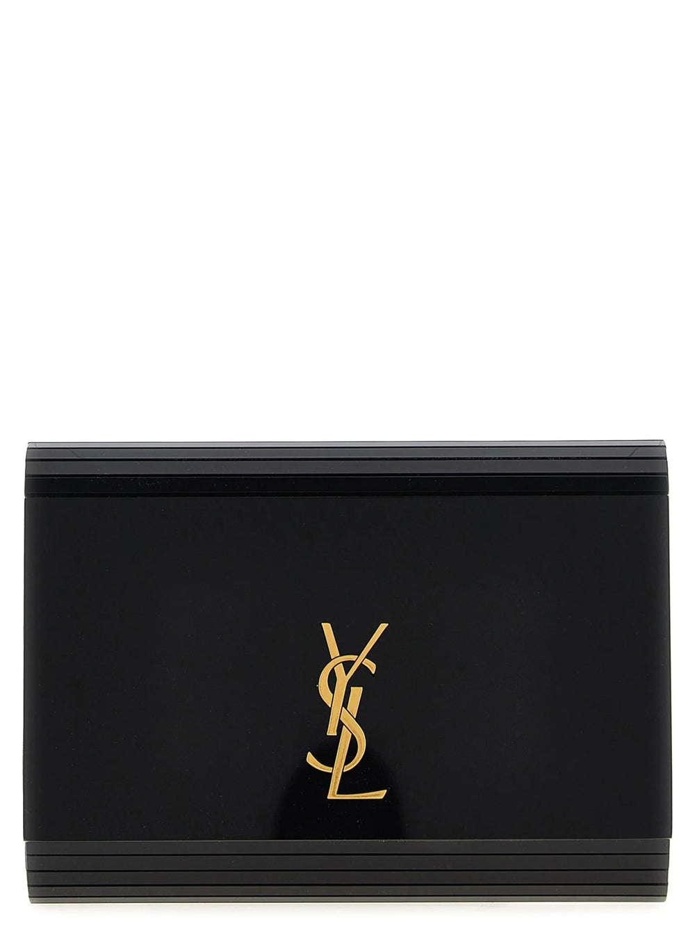 Saint Laurent Black Plexiglass Crossbody Bag