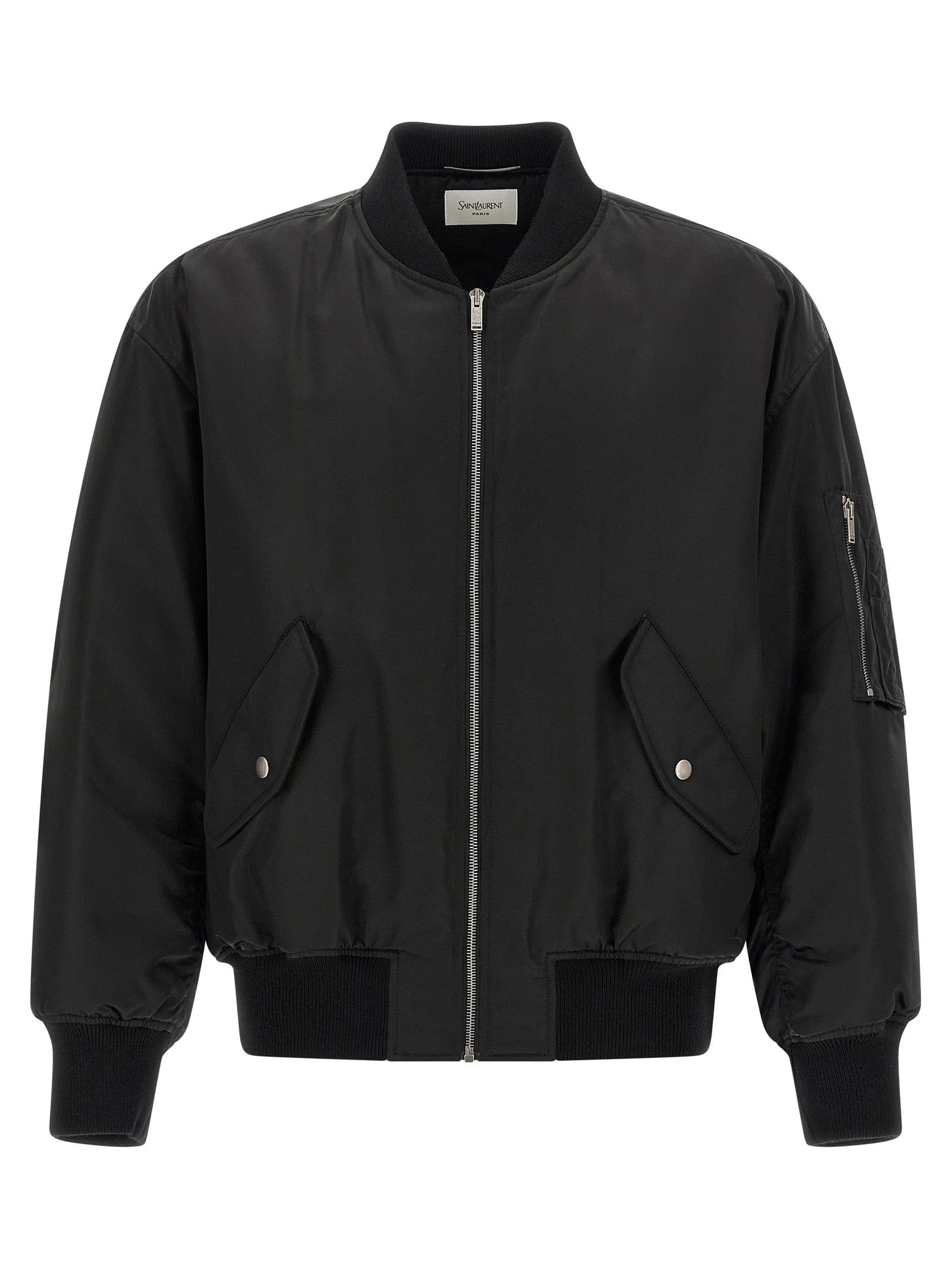 Saint Laurent Black Polyamide Bomber - IT52 | XL