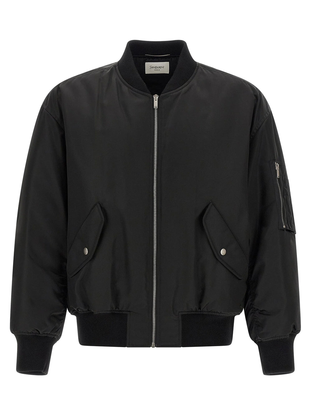 Saint Laurent Black Polyamide Bomber - IT52 | XL