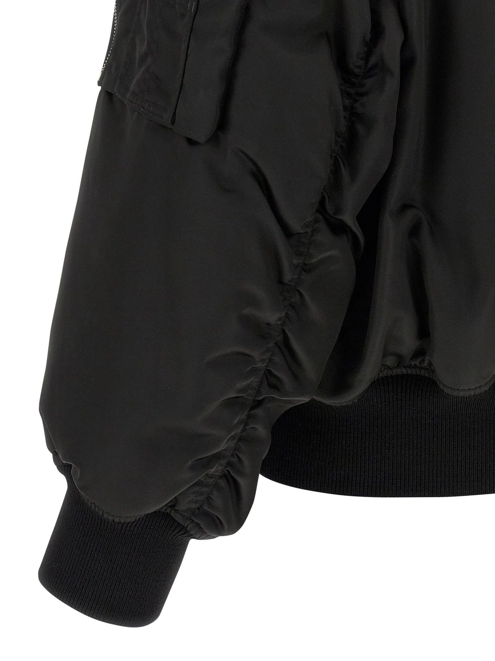 Saint Laurent Black Polyamide Bomber - IT52 | XL