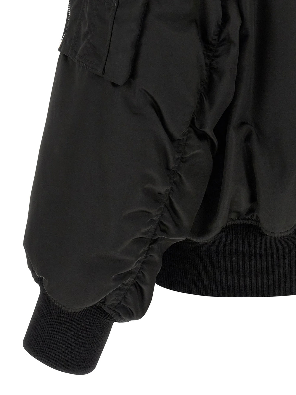 Saint Laurent Black Polyamide Bomber - IT52 | XL