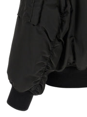 Saint Laurent Black Polyamide Bomber - IT52 | XL