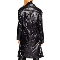Saint Laurent Black Polyamide Coat - 44