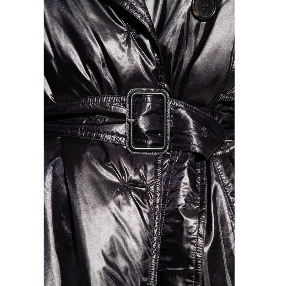 Saint Laurent Black Polyamide Coat - 44