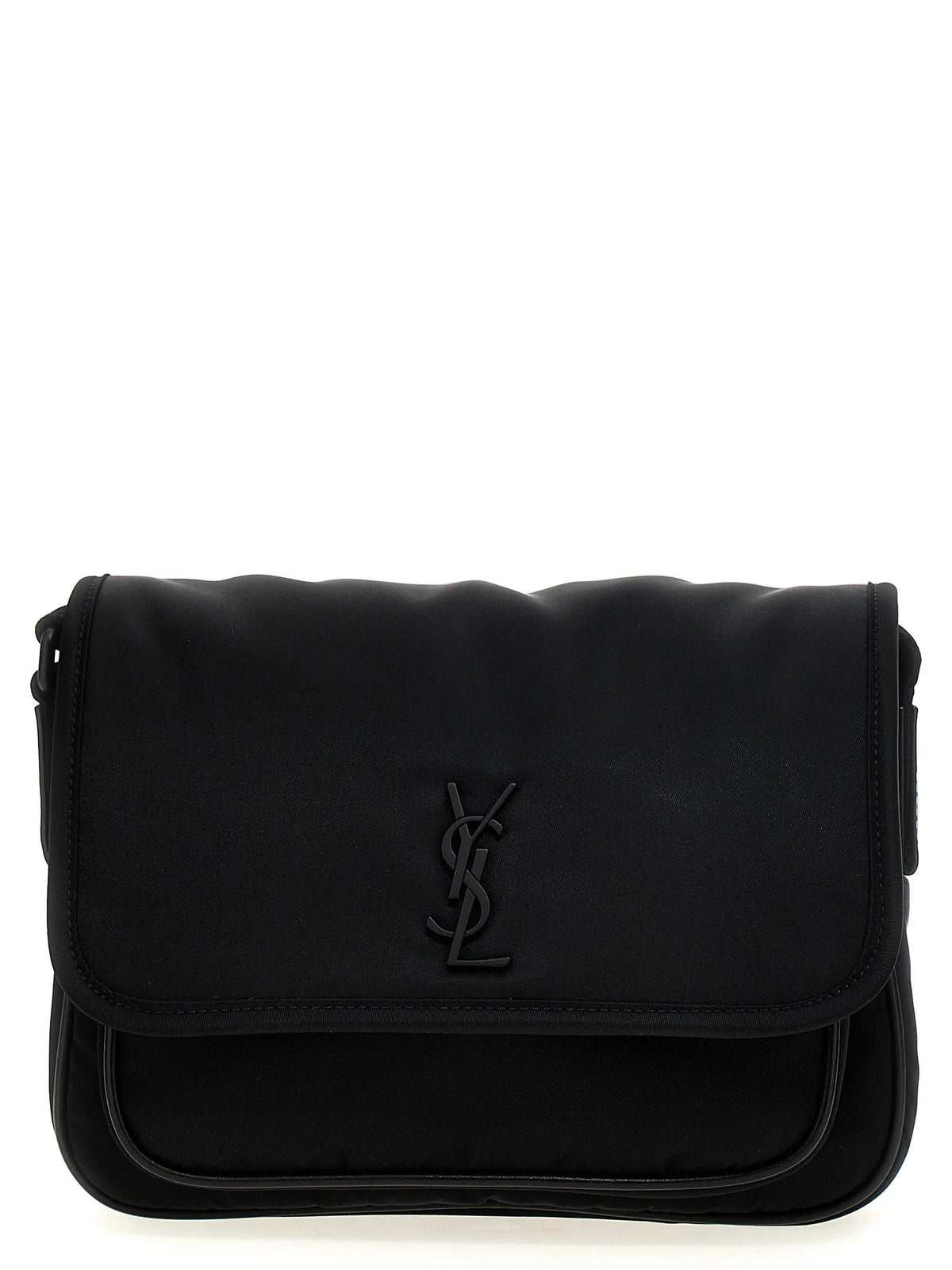 Saint Laurent Black Polyamide Crossbody Bag