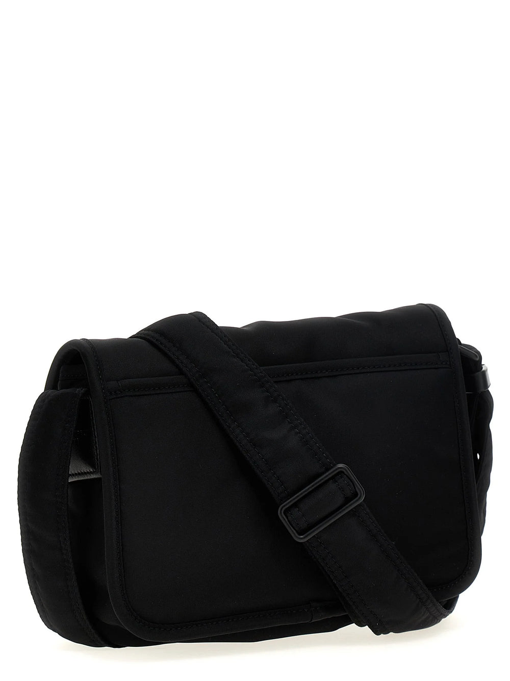 Saint Laurent Black Polyamide Crossbody Bag