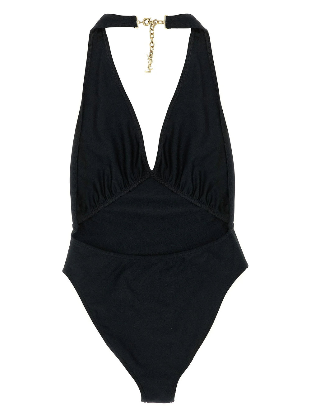 Saint Laurent Black Polyamide One-Piece Swimsuit - S