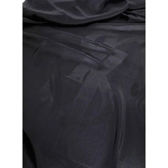 Saint Laurent Black Silk Scarf