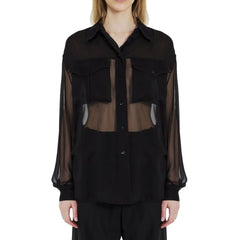 Saint Laurent Black Silk Shirt - 44
