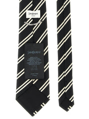 Saint Laurent Black Silk Tie