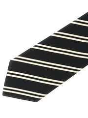 Saint Laurent Black Silk Tie