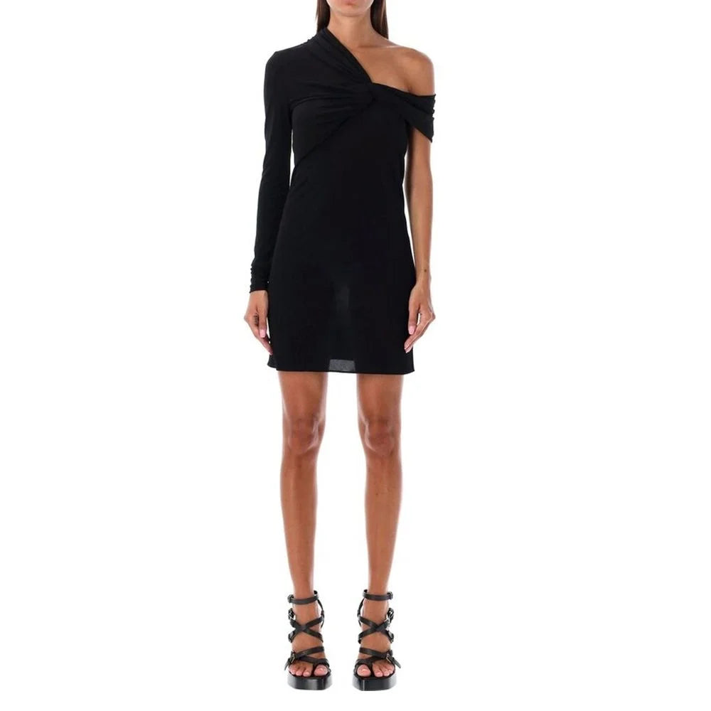 Saint Laurent Black Viscose Casual Dress - 42