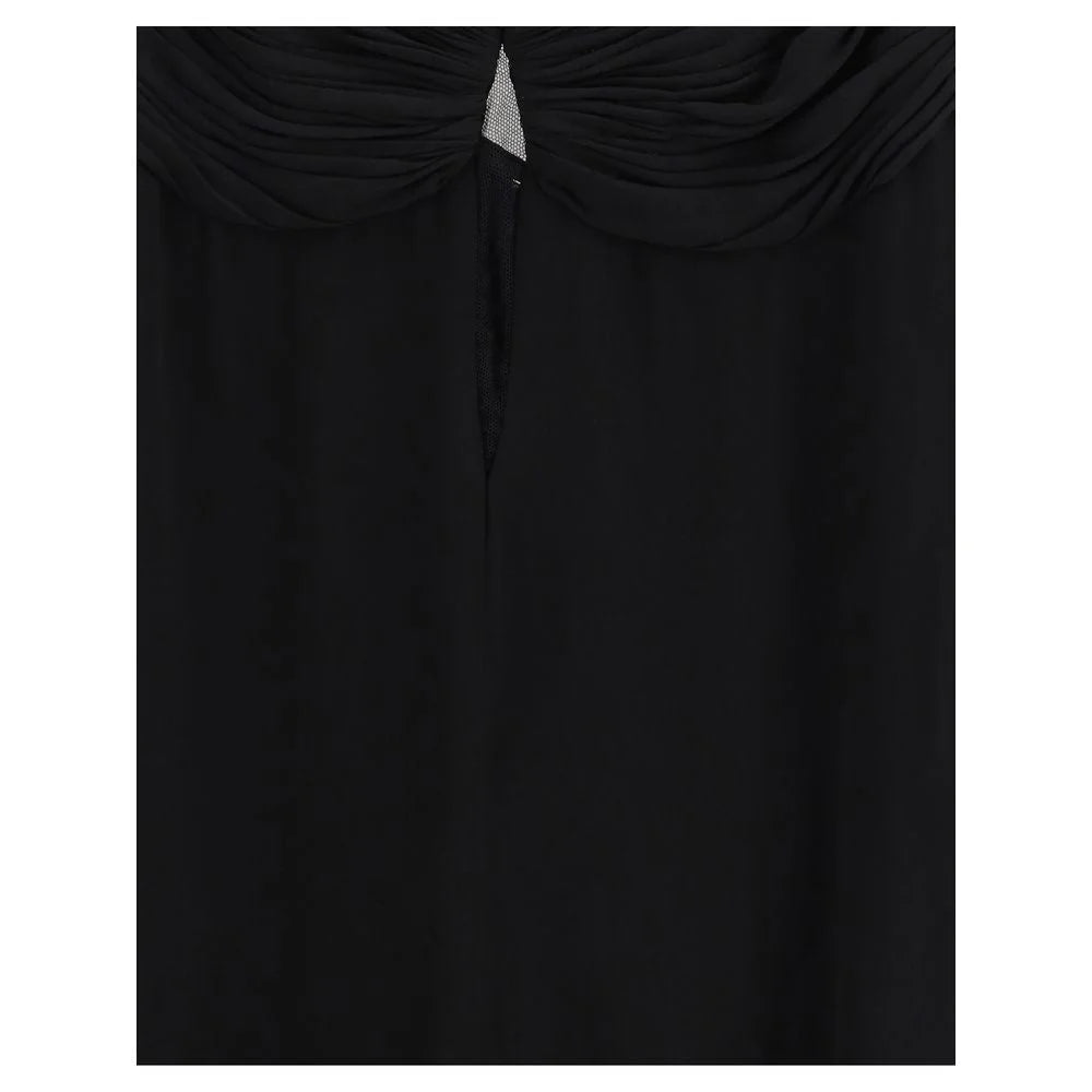 Saint Laurent Black Viscose Casual Dress - IT38 | S