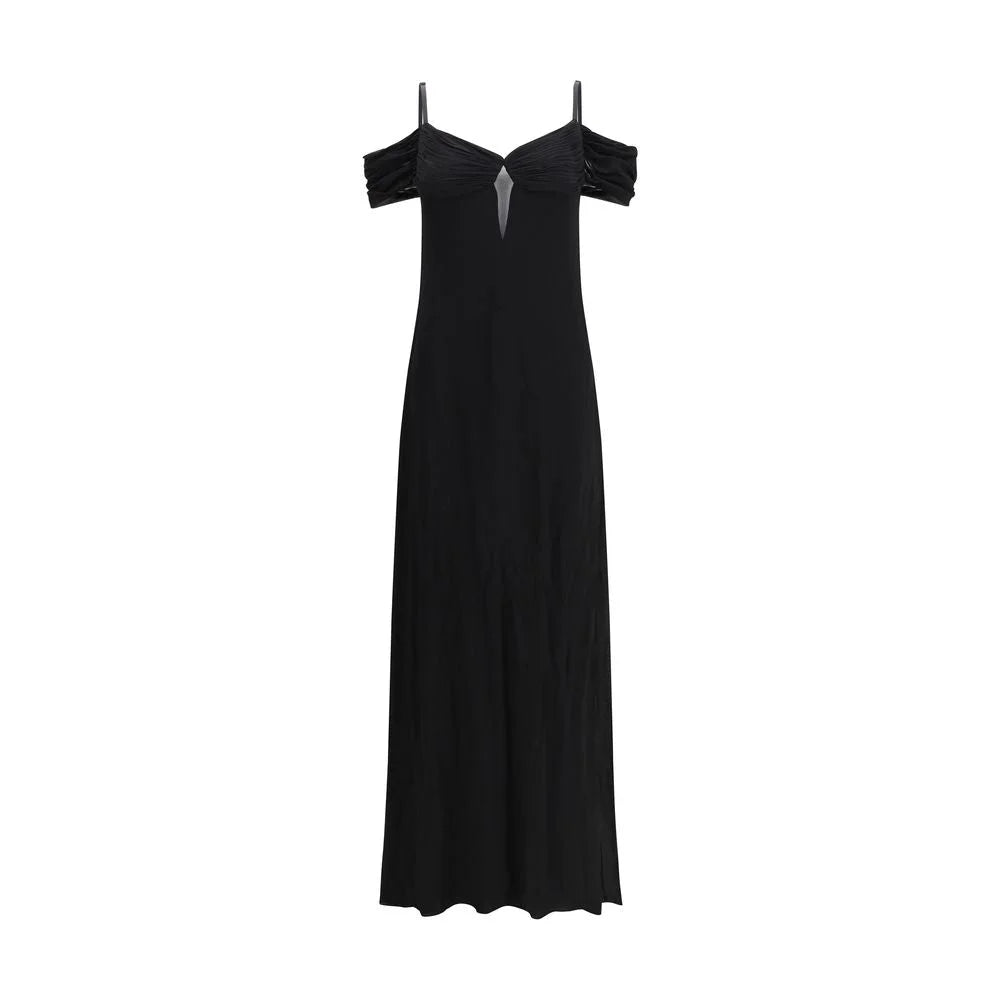 Saint Laurent Black Viscose Casual Dress - IT38 | S