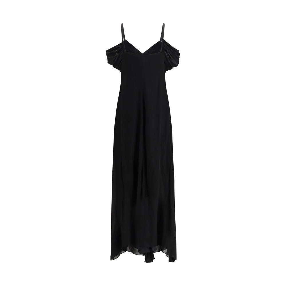 Saint Laurent Black Viscose Casual Dress - IT38 | S