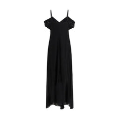 Saint Laurent Black Viscose Casual Dress - IT38 | S