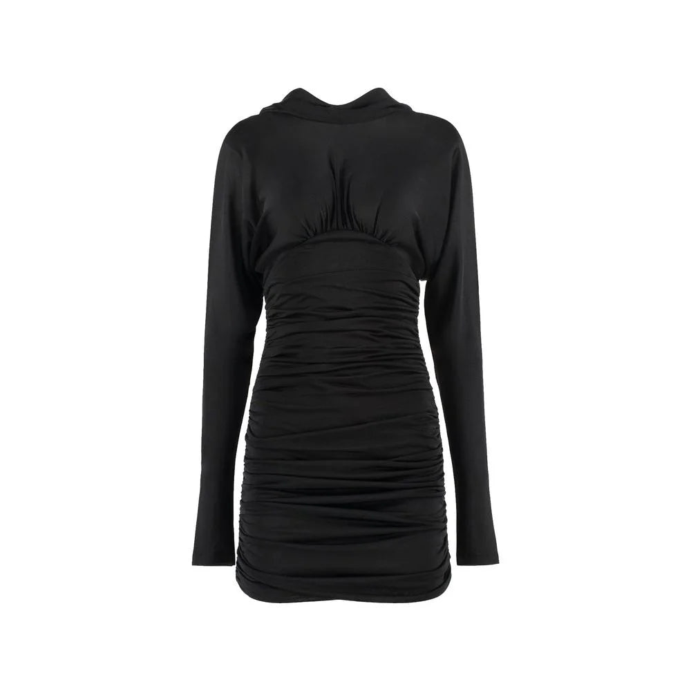 Saint Laurent Black Viscose Casual Dress - L