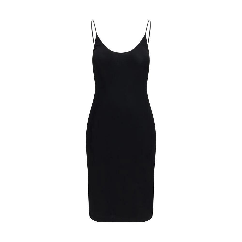 Saint Laurent Black Viscose Cocktail Dress