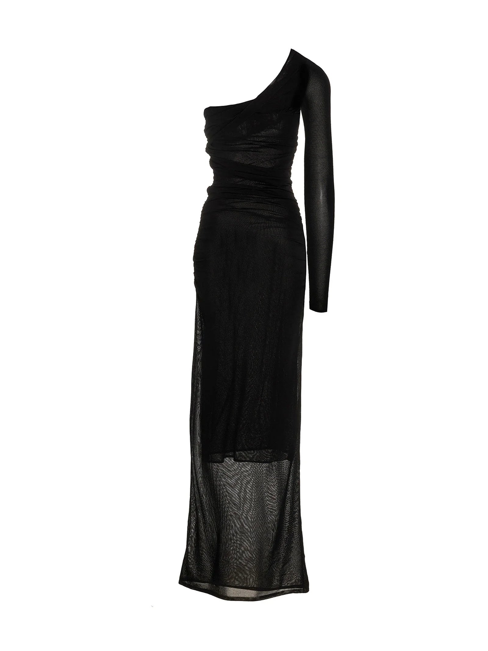 Saint Laurent Black Viscose Long Dress - M