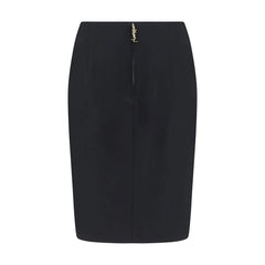 Saint Laurent Black Viscose Skirt - IT38 | S