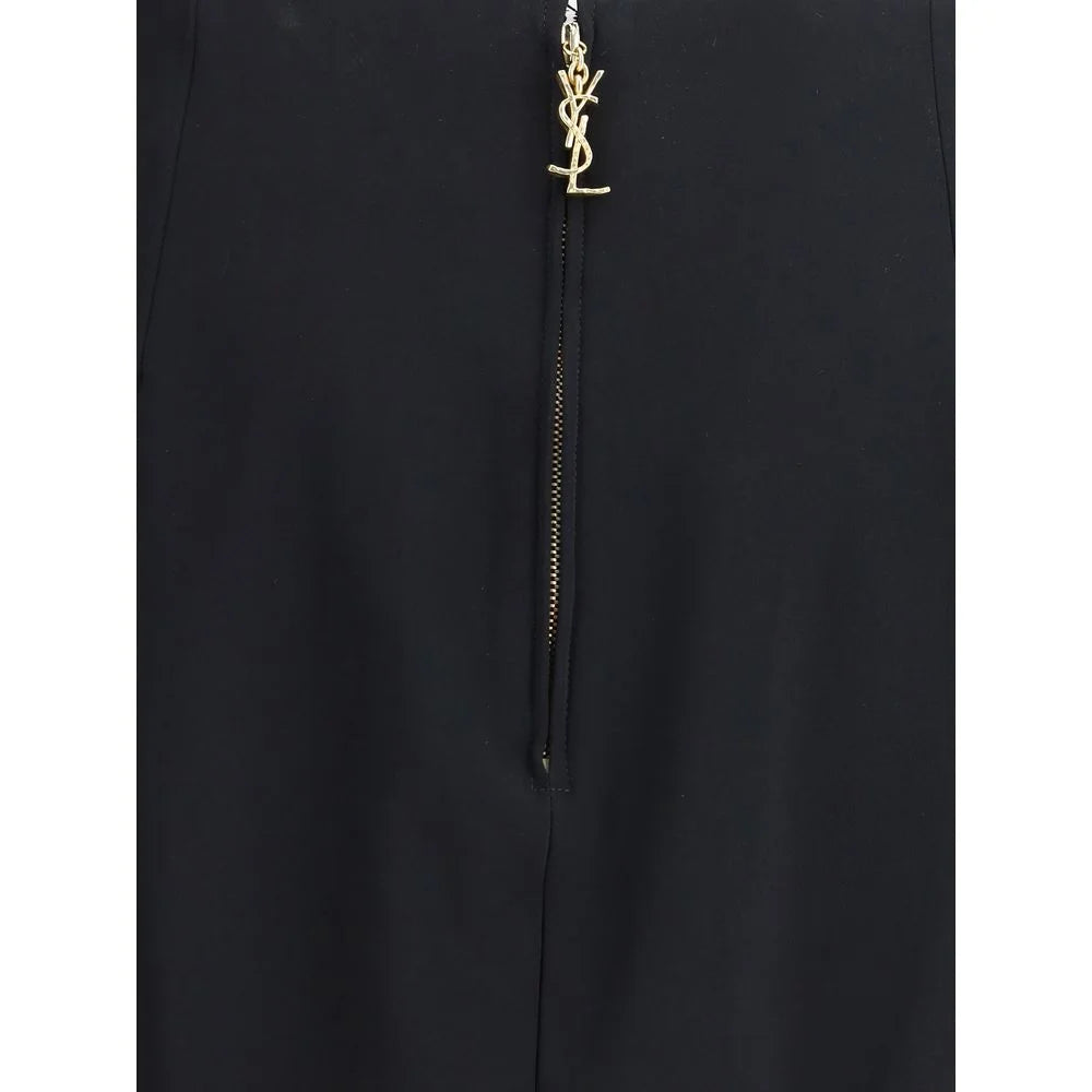 Saint Laurent Black Viscose Skirt - IT38 | S