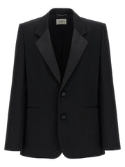 Saint Laurent Black Wool Blazer