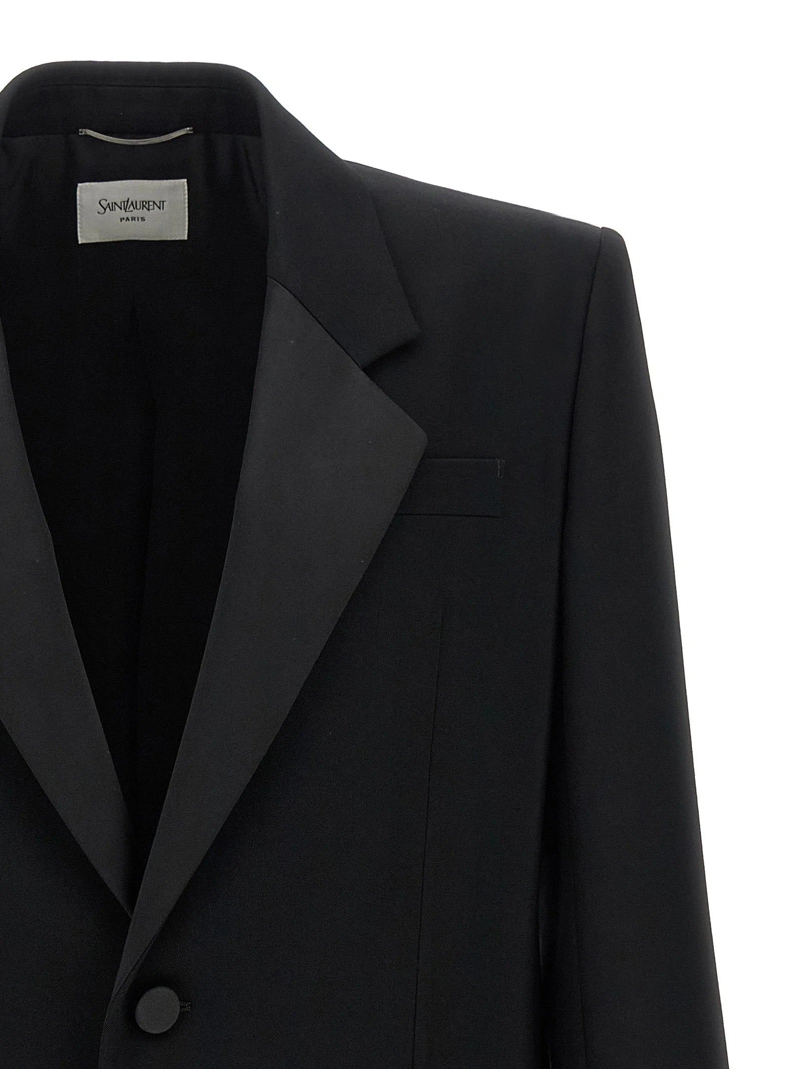 Saint Laurent Black Wool Blazer