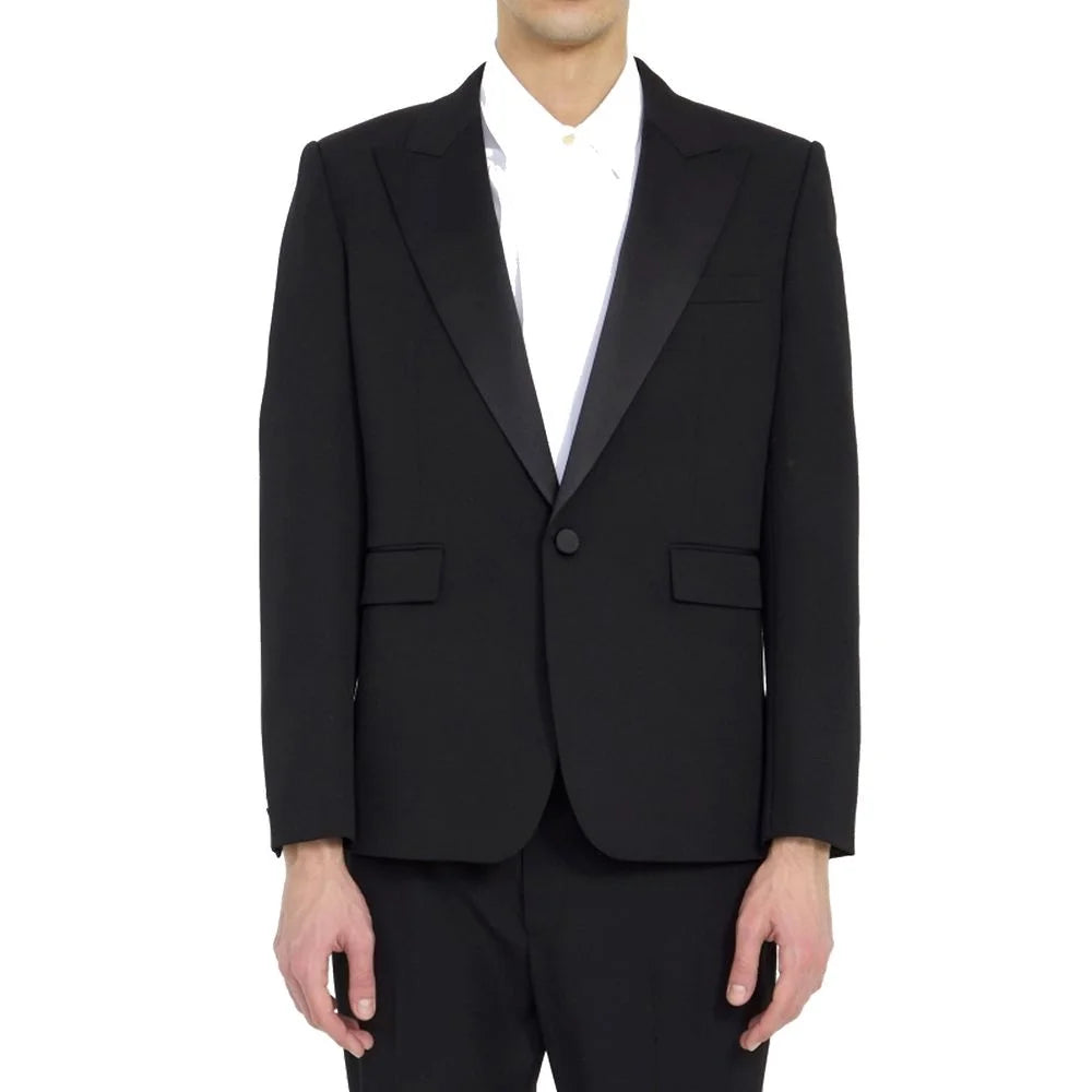 Saint Laurent Black Wool Blazer - IT50 | L