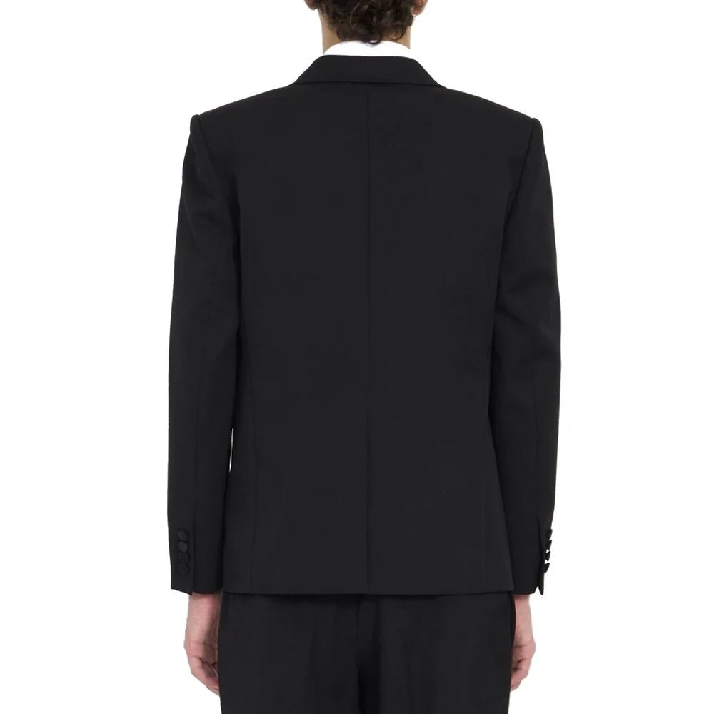 Saint Laurent Black Wool Blazer - IT50 | L