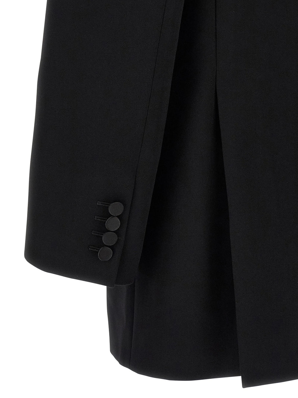 Saint Laurent Black Wool Blazer - IT50 | L
