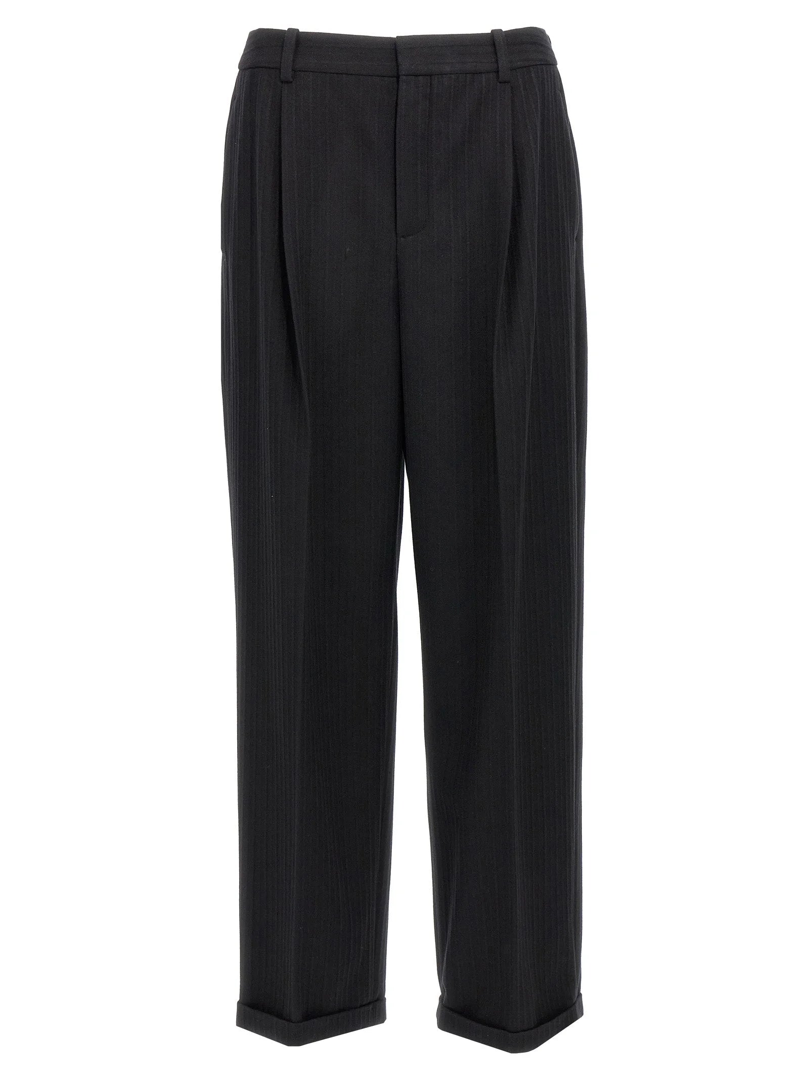 Saint Laurent Black Wool Dress Pants - IT50 | L