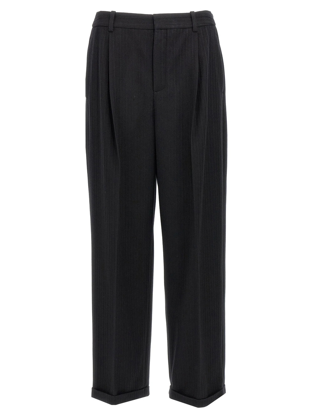 Saint Laurent Black Wool Dress Pants - IT50 | L