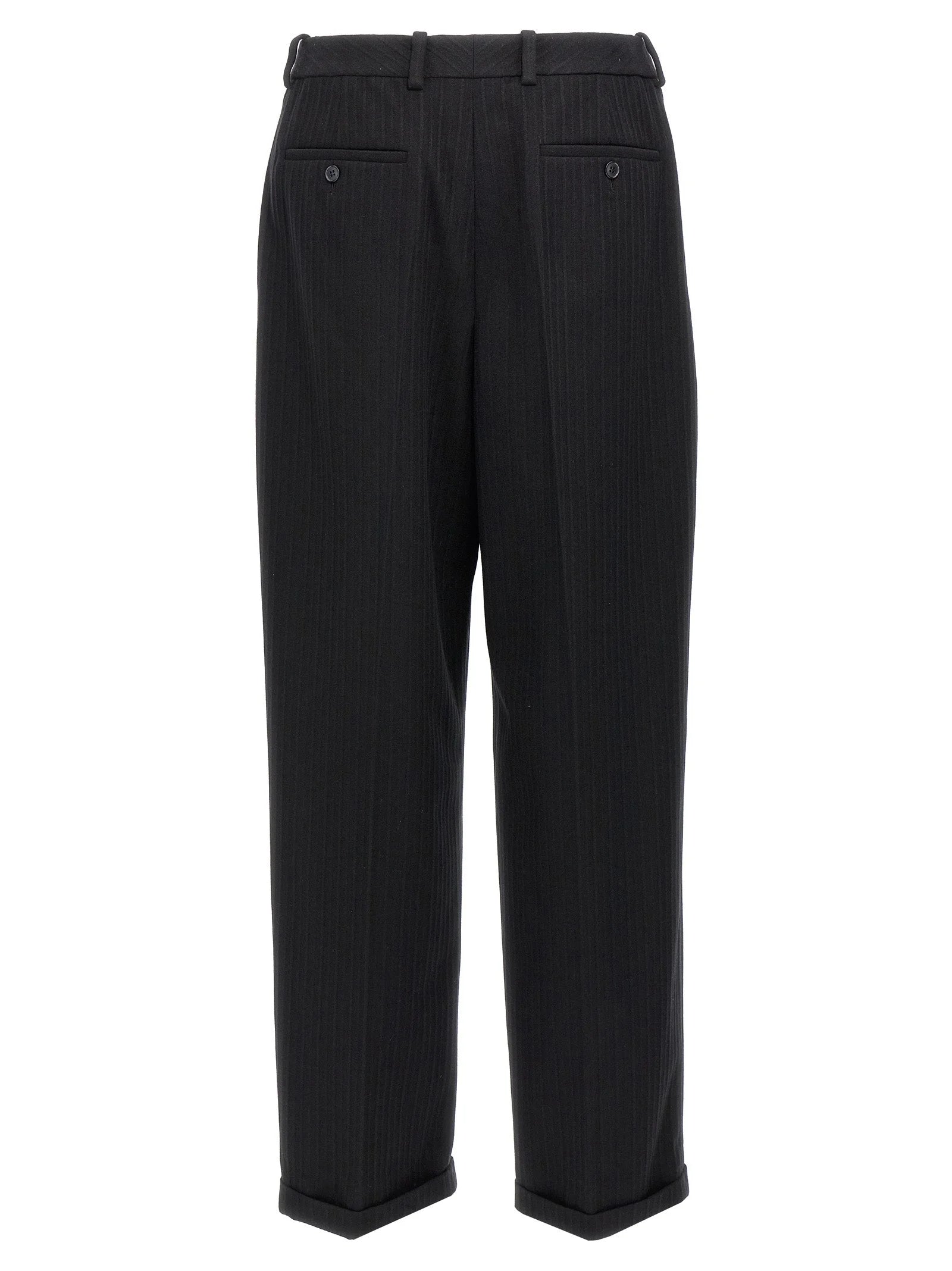 Saint Laurent Black Wool Dress Pants - IT50 | L
