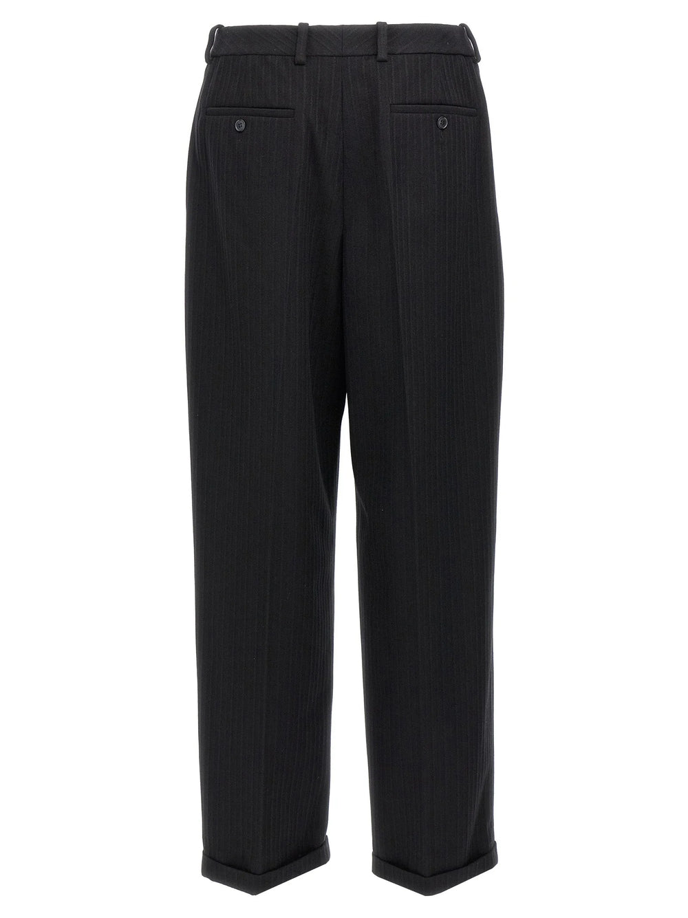 Saint Laurent Black Wool Dress Pants - IT50 | L