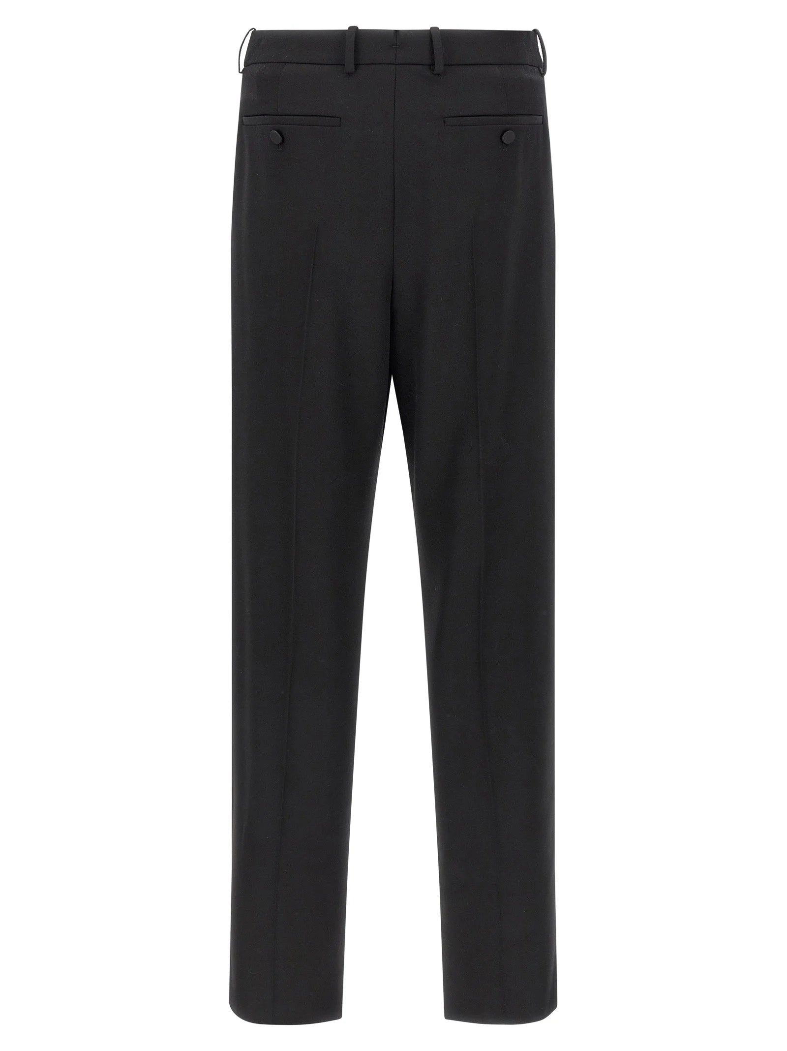 Saint Laurent Black Wool Dress Pants - IT52 | XL