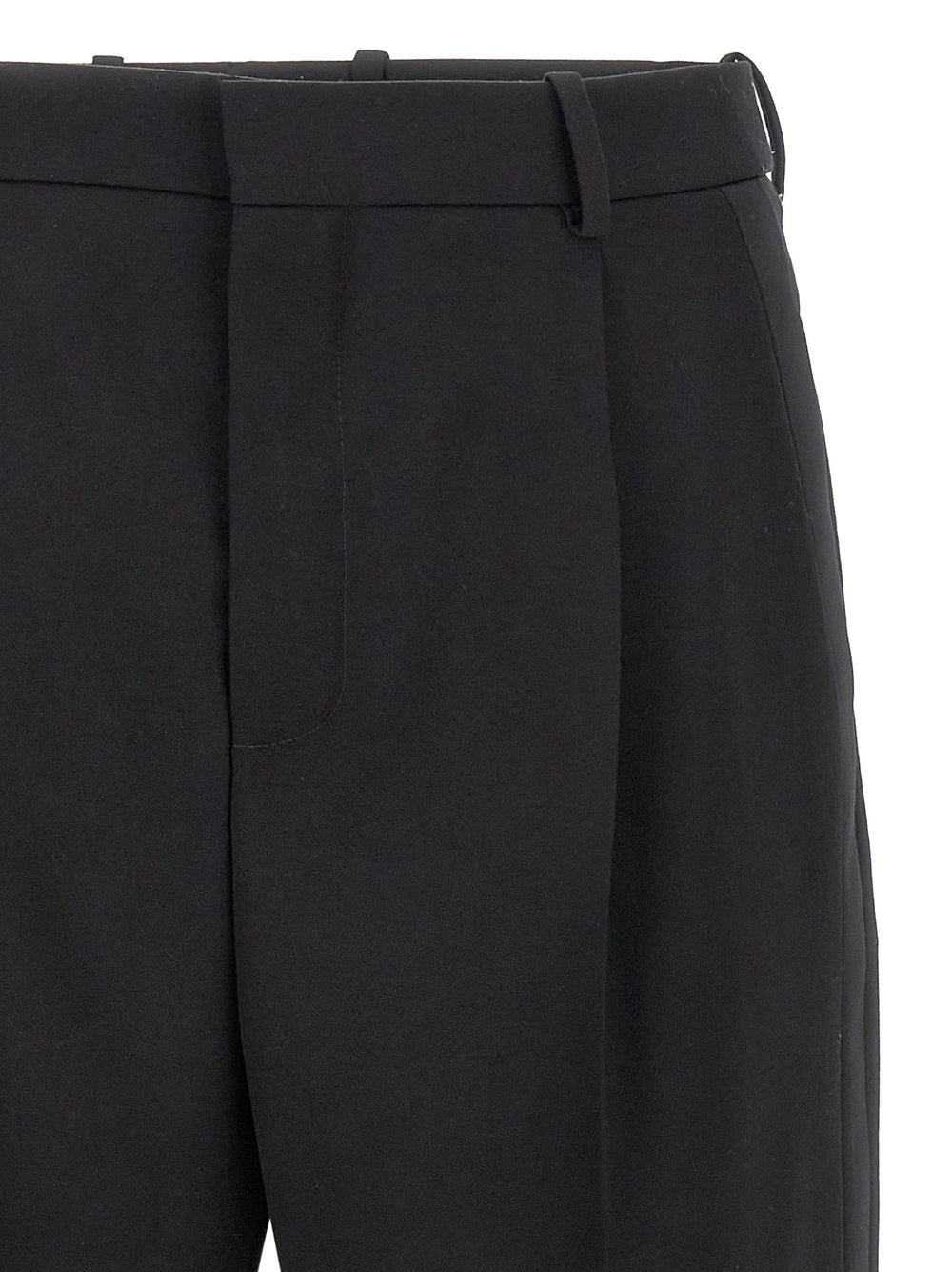 Saint Laurent Black Wool Dress Pants - IT52 | XL