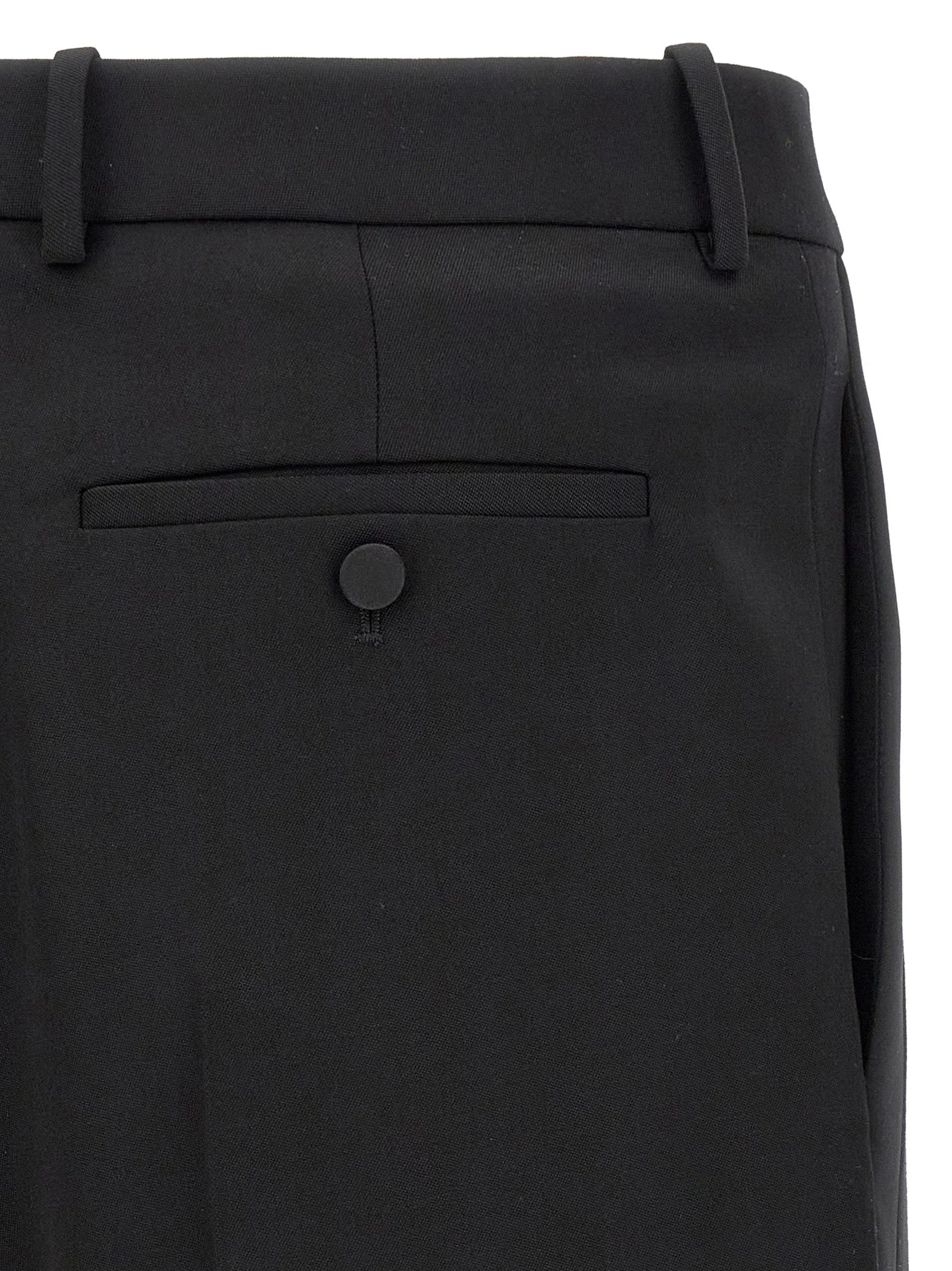 Saint Laurent Black Wool Dress Pants - IT52 | XL
