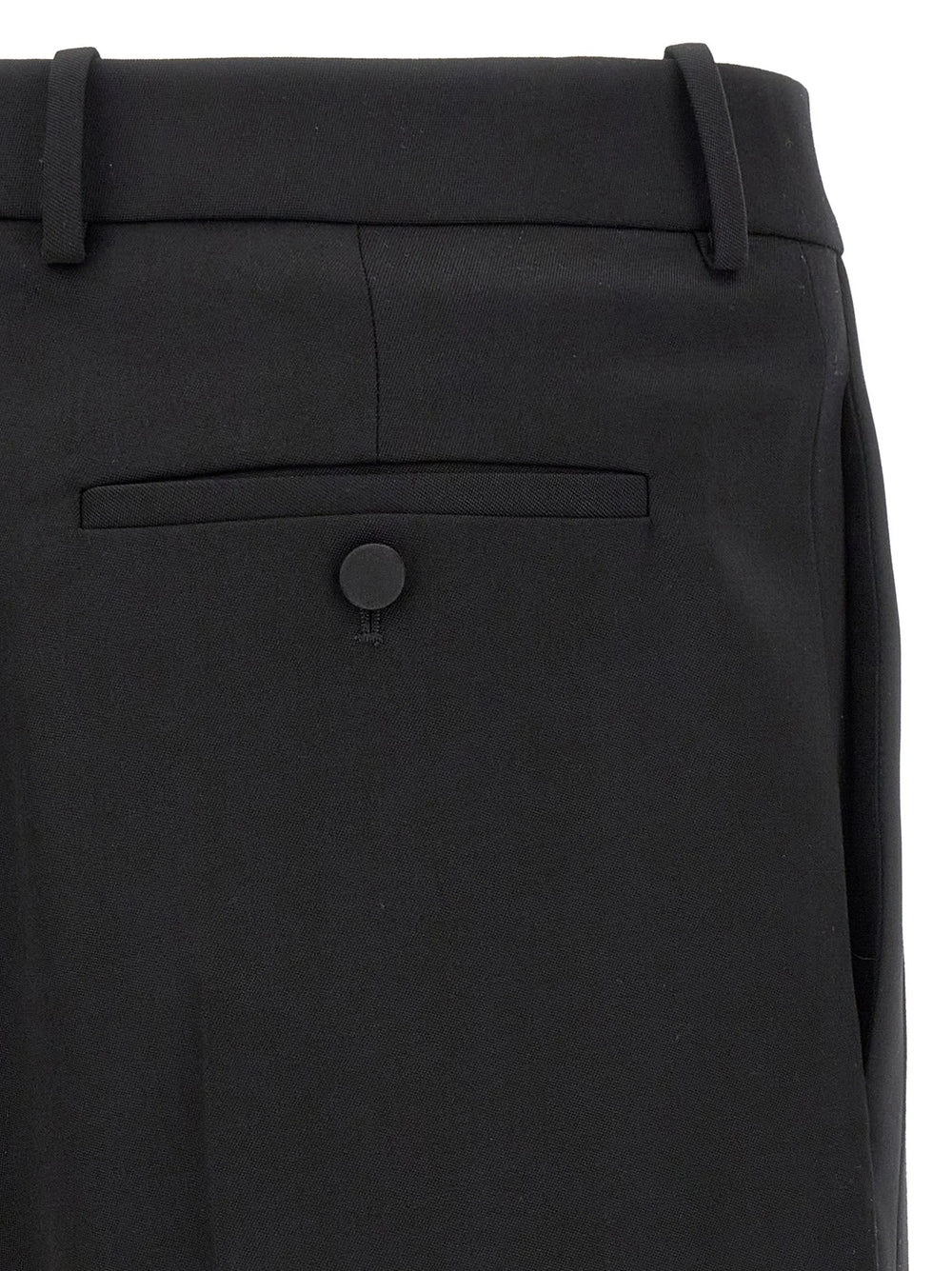 Saint Laurent Black Wool Dress Pants - IT52 | XL