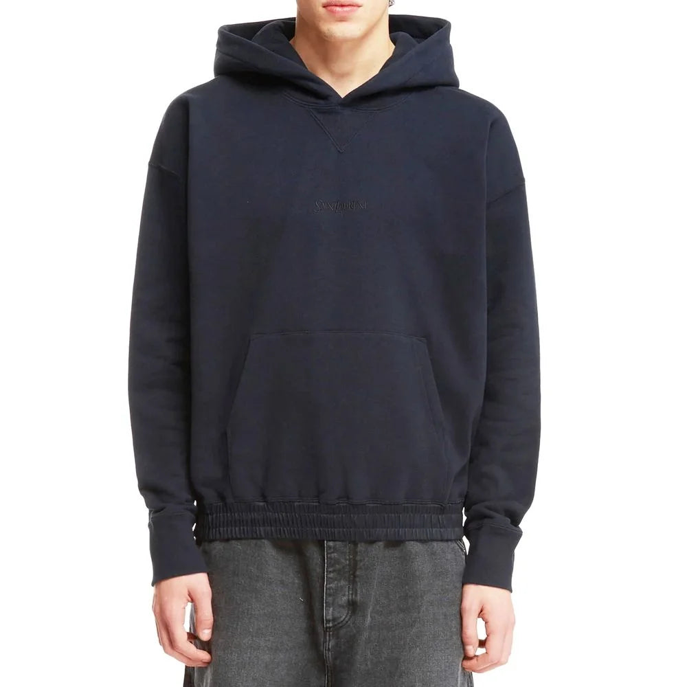 Saint Laurent Blue Cotton Sweatshirt - L