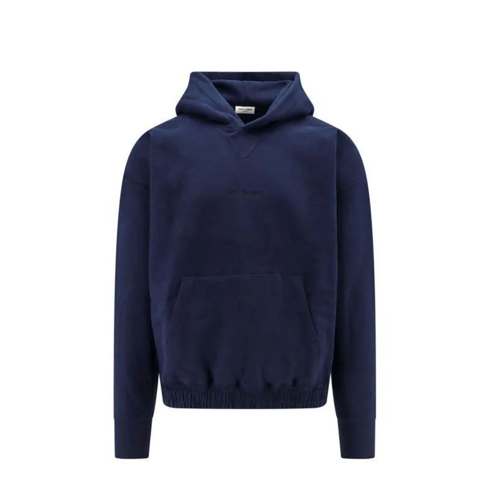 Saint Laurent Blue Cotton Sweatshirt - L